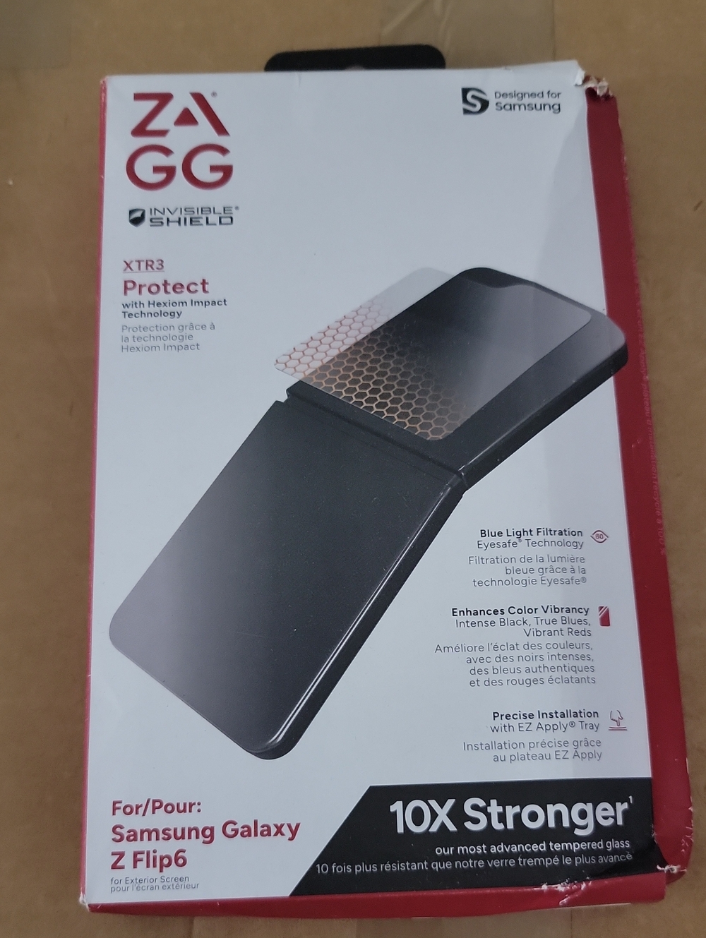 ZAGG XTR3 Tempered Glass for Samsung Galaxy Z Flip6